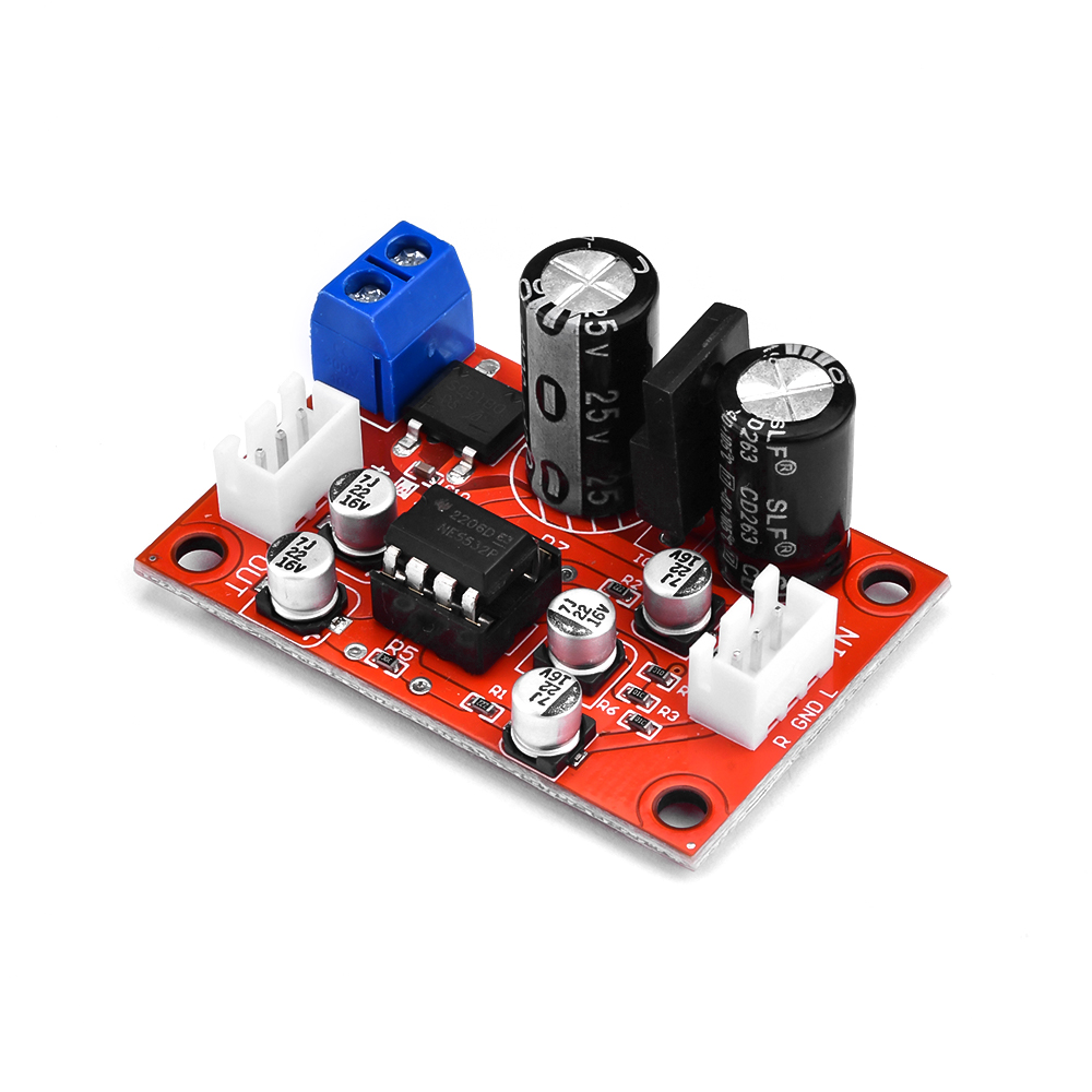 Scheda Amplificatore Stereo Microfono Dinamico Fai Da Te NE5532 - Foto 14