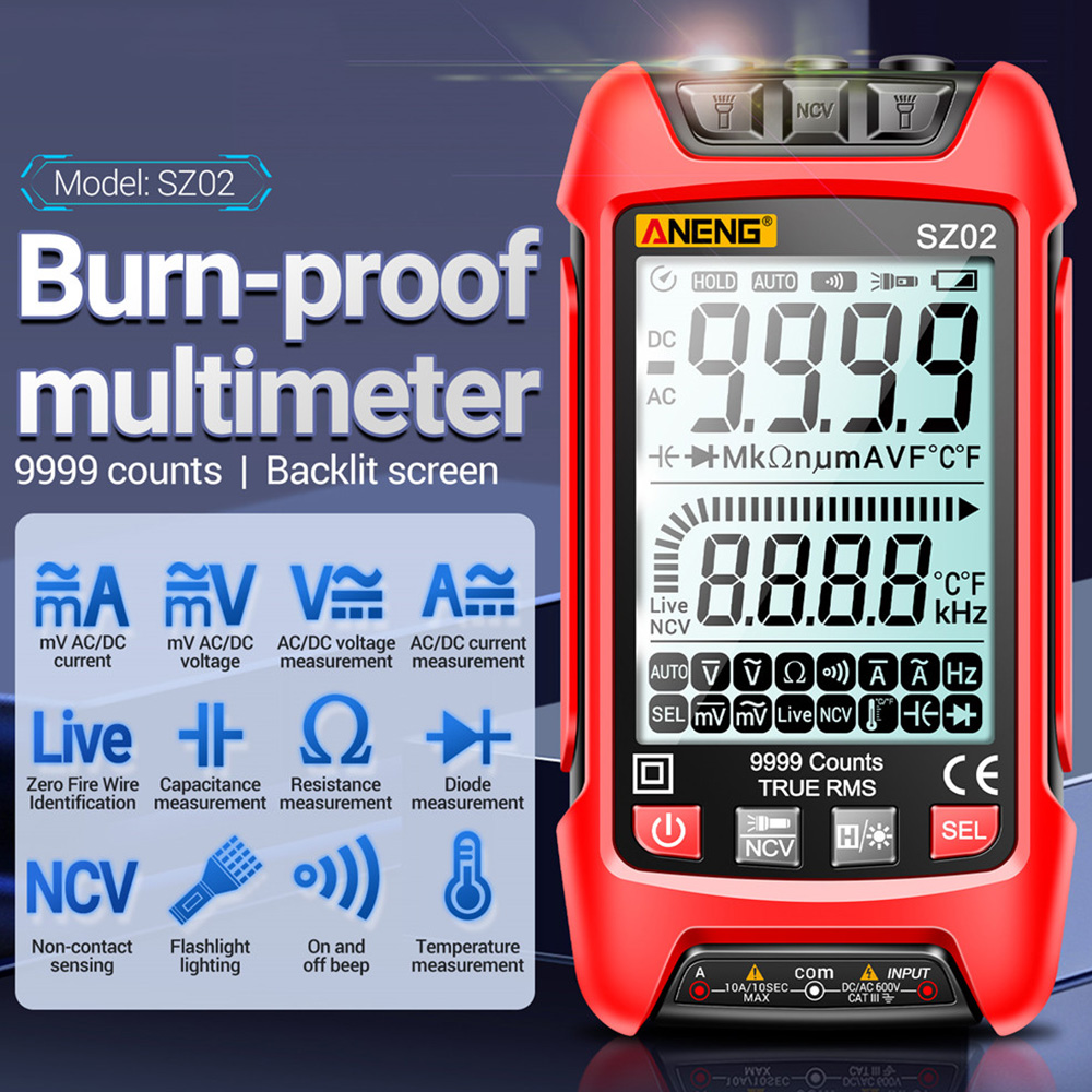 ANENG 683 / SZ02 Smart Digital Multimeter AC/DC Capacitance Diode