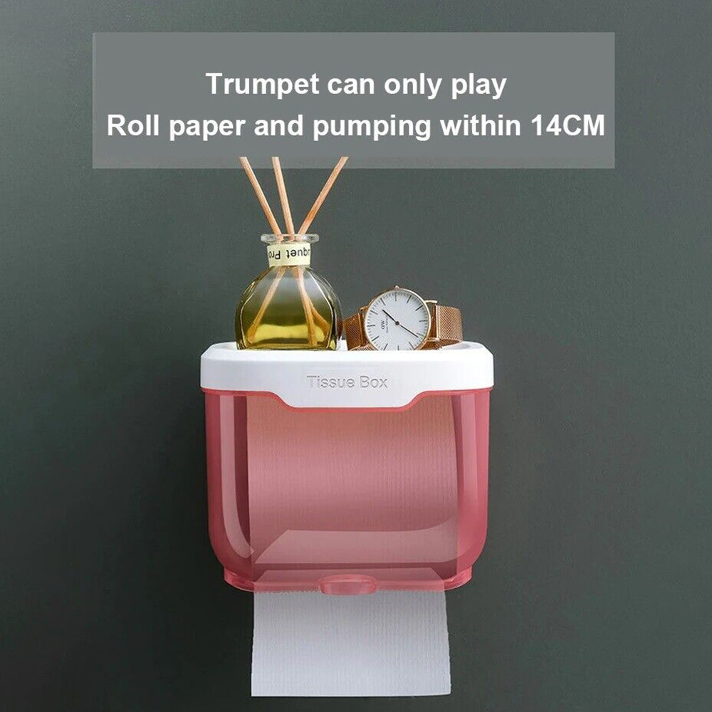 Toilet toilet paper towel rack Wall mounted toilet paper drawer Bathroom  perforated toilet paper rack Toilet roll paper storage