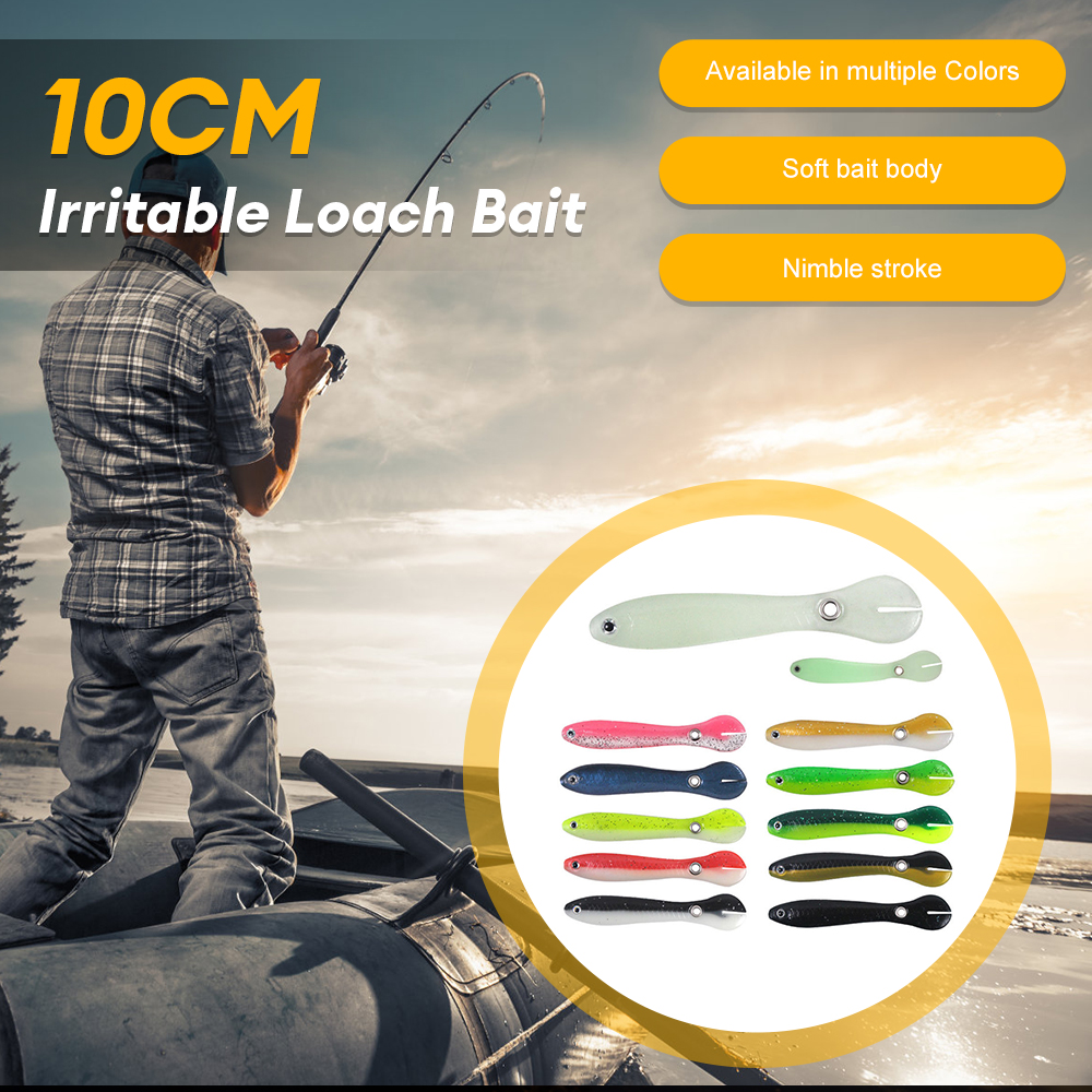 5Pcs Fake Bait Soft Bionic Fishing Lure Saltwater Freshwatert Fishing Lures