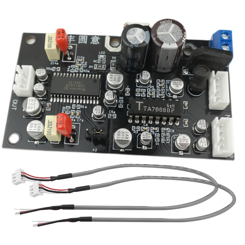 TA7668 Stereo Recorder Magnetic Preamplifier Board w/ CXA1332