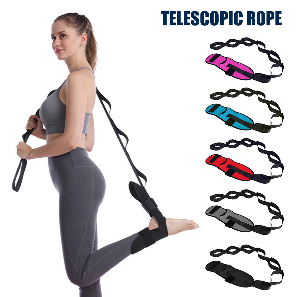 Stretch out Strap Yoga Strap Polyester 12 Loops Fitness Stretching Strap  (3) - China Yoga Stretch Band and Yoga Stretch Belt price