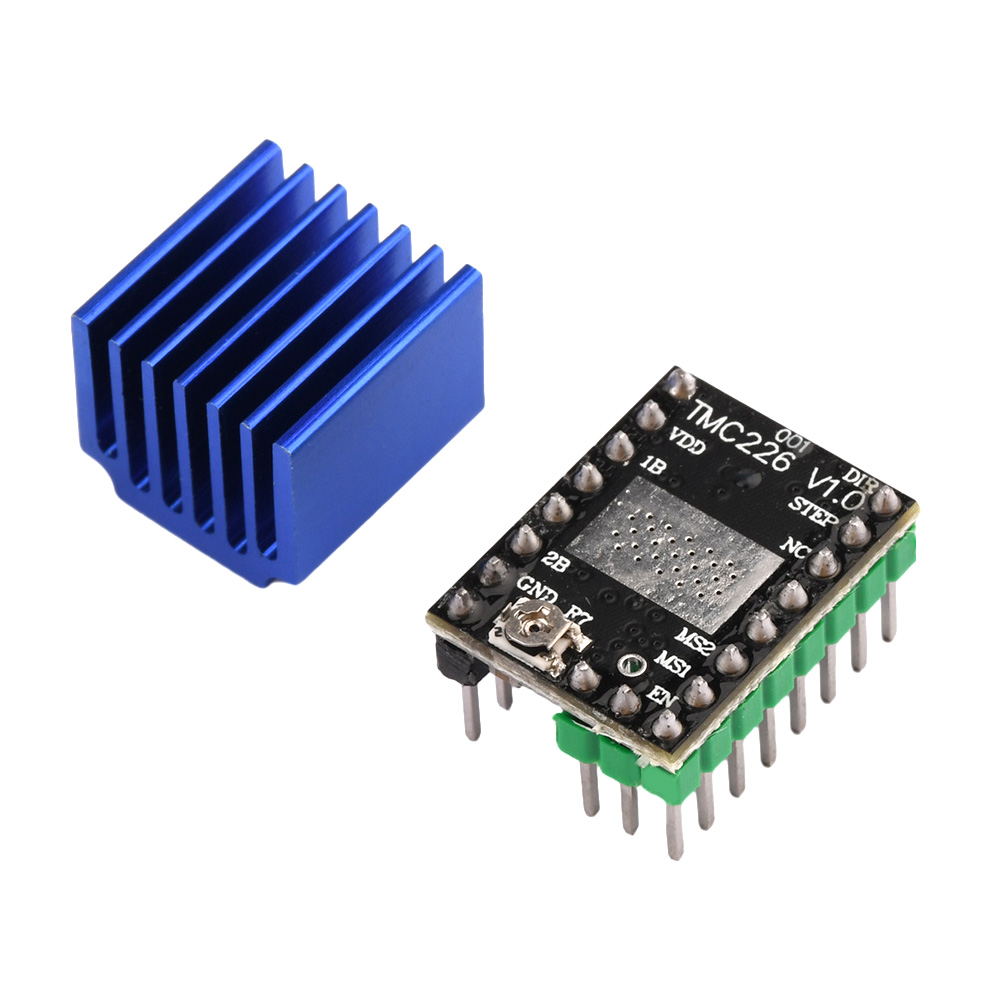 TMC2226 UART Stepper Motor Driver with Heatsink 1/4Set For Nano
