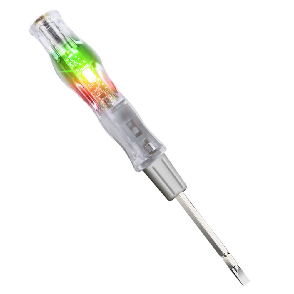2PCS Voltage Tester Pen 24-250V Non Contact Voltage Tester Screwdriver Voltage Detector High Sensitivity Electrical Tester Pen With Light Indicator For Circuit Test, Electric Tester Pen - Foto 6