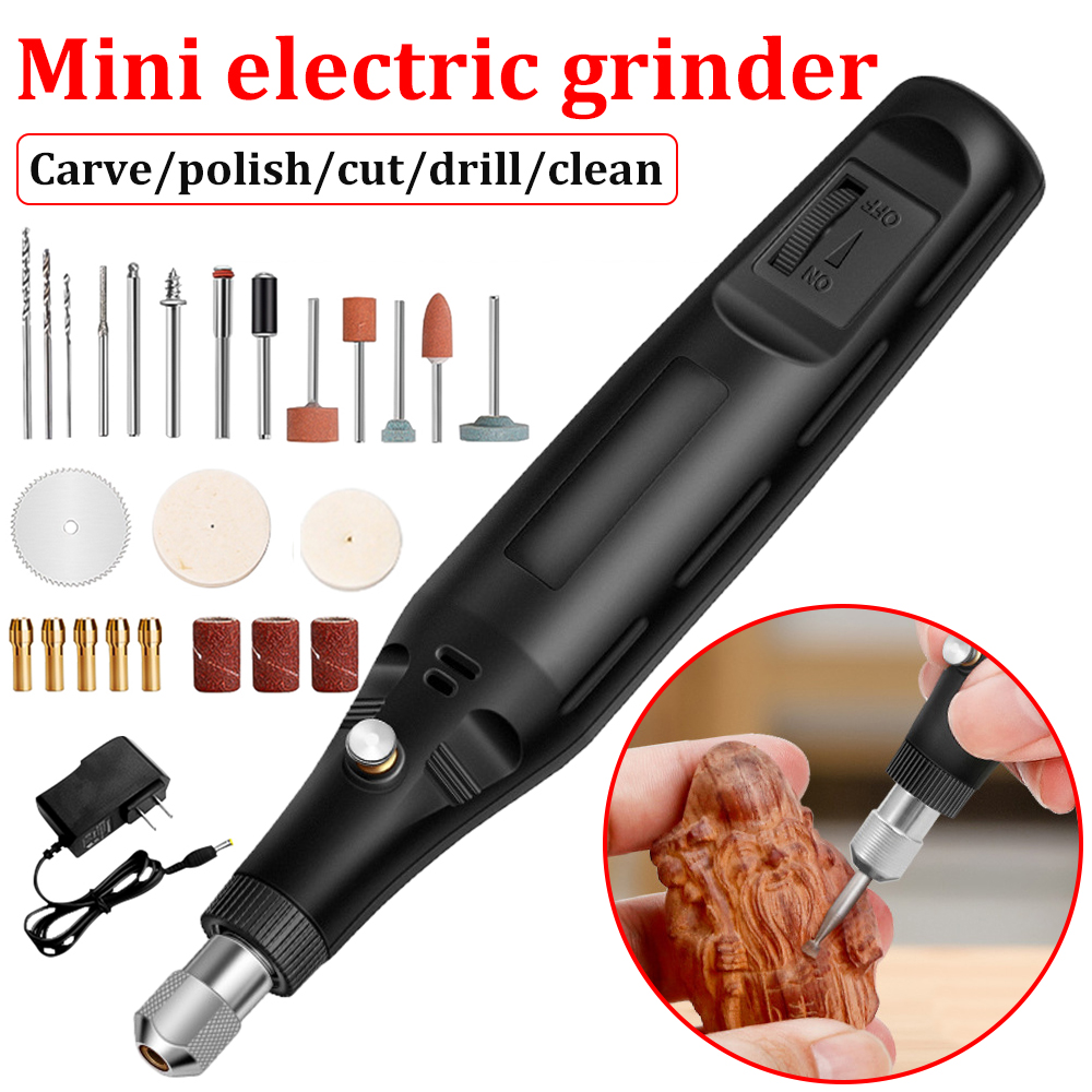 Mini Handheld Electric Grinder Polishing Carving Tools Home Drill