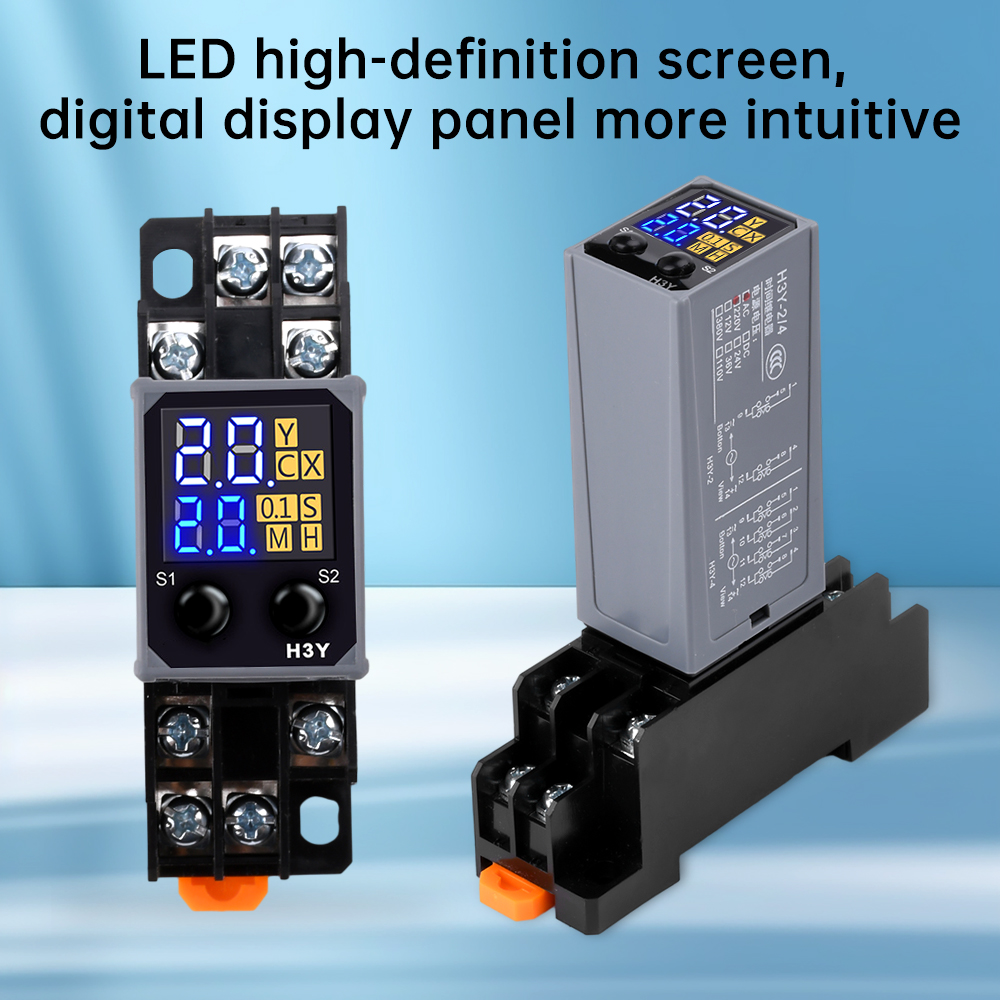 Adjustable Cycle Timer Relay Adjustable Digital Time Delay Relay - 8 ...