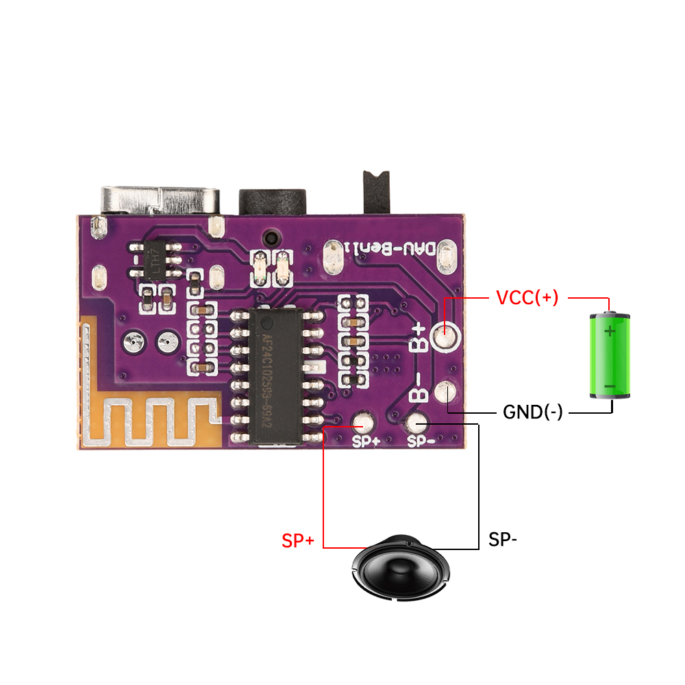Comprar XPT8871 Mini Amplificador De áudio 3W Funciona 5V Ou Bateria - Loja Toni Eletrônica