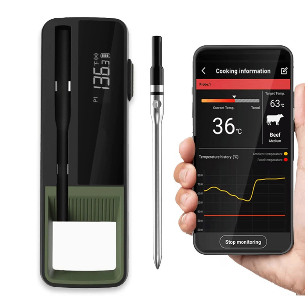BLUETOOTH MEAT THERMOMETER DUAL – DE