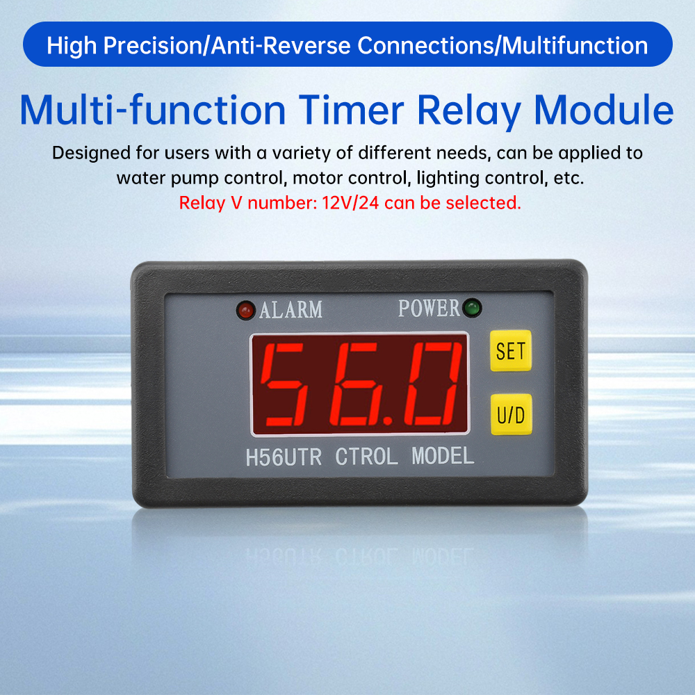 YF-4 Adjustable Cycle Delay Timer Relay Module Relay Timing Relay Digital Display Adjustable Cycle Timing Timing Delay Board Dc 12v
