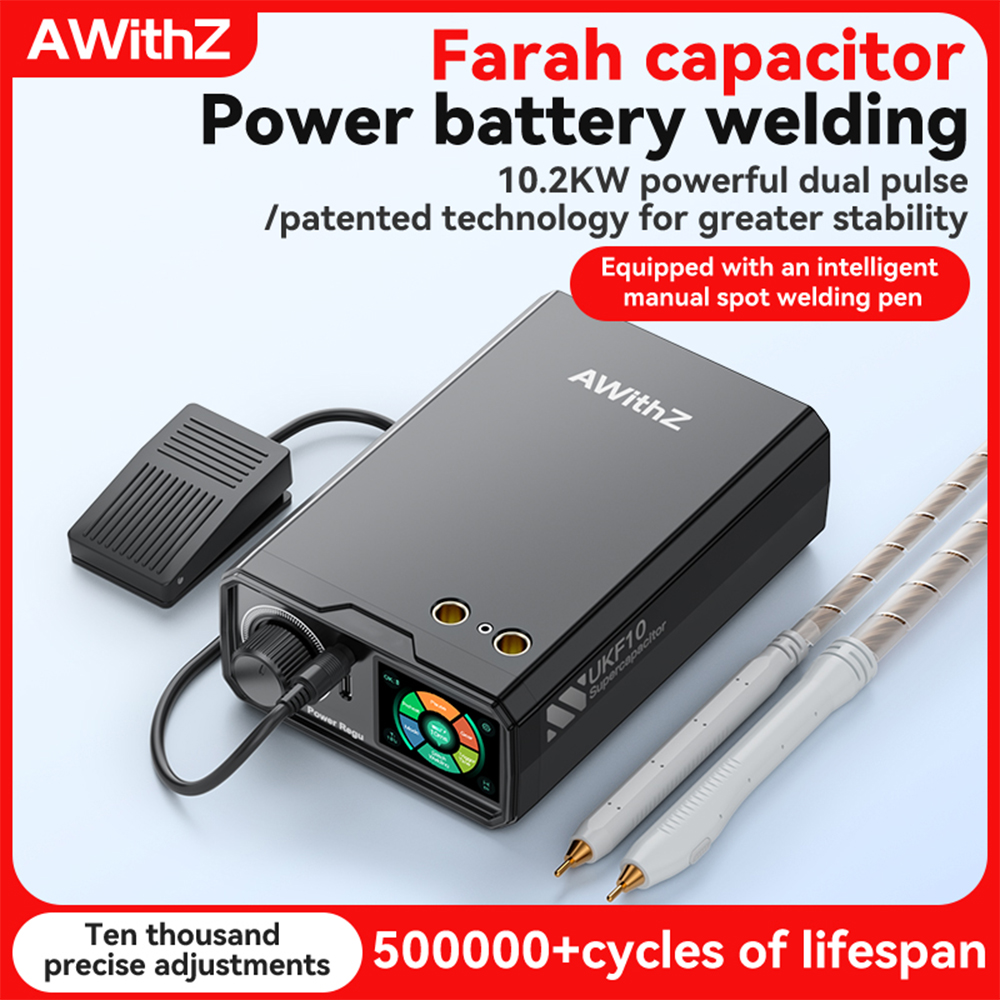 AWithZ UKF10 Battery Spot Welder Farad Capacitor Spot Welding