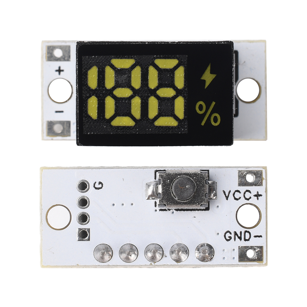 1-4S Li Battery Capacity Indicator Module Smart Button Percentage Display Module
